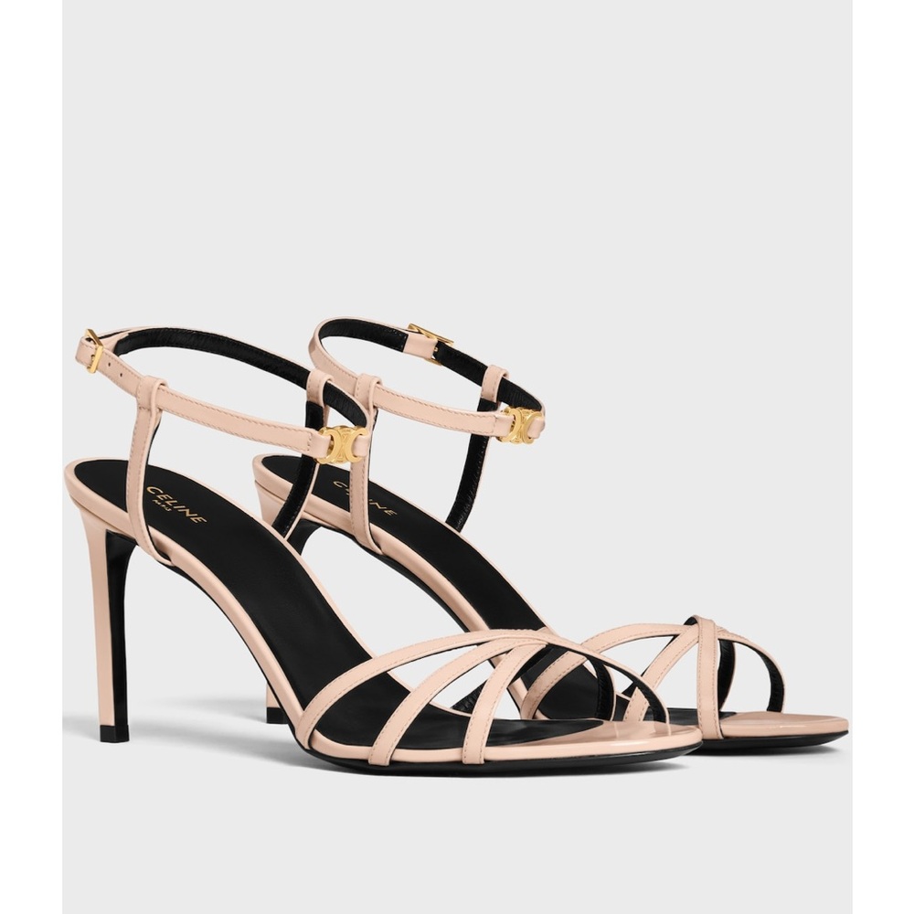 Celine Blush Strappy Heels